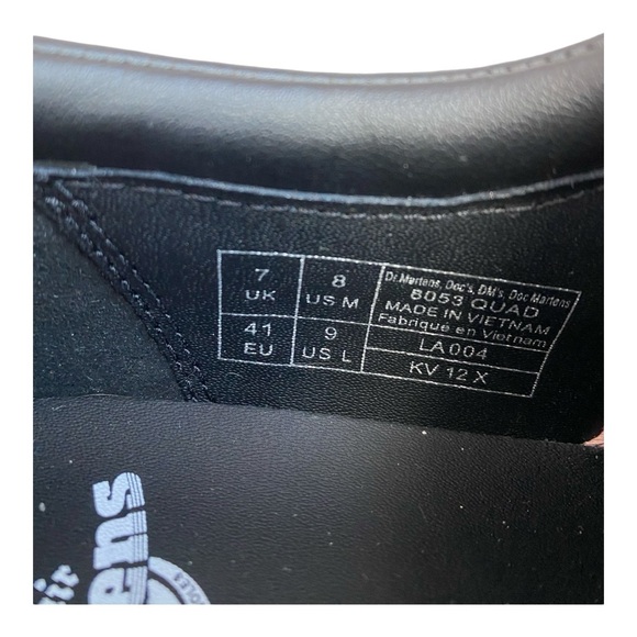 Dr Martens PISA LEATHER PLATFORM CASUAL SHOES 8053 Size Mens 8 Women’s 9 - Picture 6 of 7